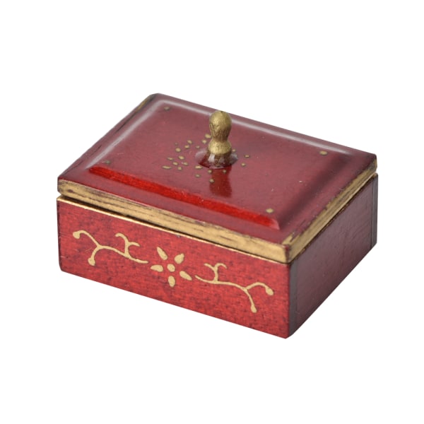 Miniatyr möbelmodell Trämatsalsstol för 1:12 dockhustillbehör (träfärg)