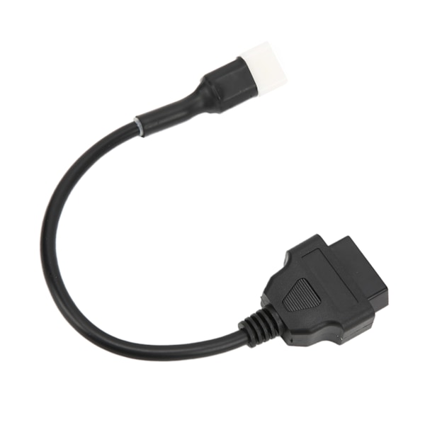 6-pinners OBD2 diagnostisk adapter Plastmotorfeildetektorverktøyerstatning for Delphi motorsykkel