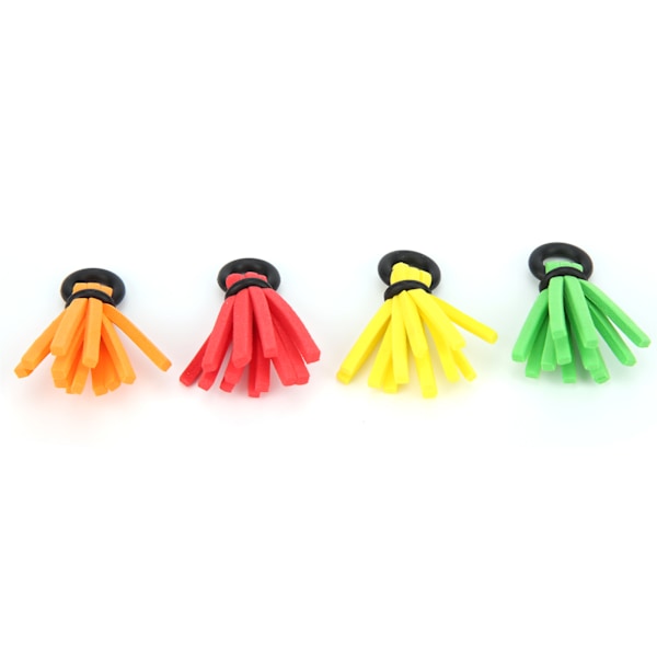 4 st Fly Fishing Float Skum Strike Indicators Drift Hook Positionering Floats Bobbers 4 Färger Blandade