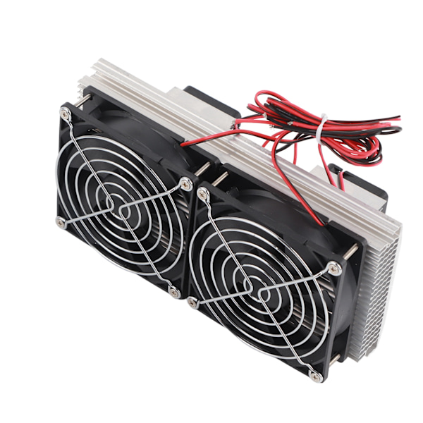 Peltier Kylsystem 12V 100W Liten Aluminiumlegering Snabb Kylning Halvledarkylsystem för Husdjurssäng Kylskåp