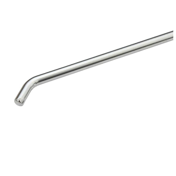 100 x Slatwall enkeltkrog, pind til butiksudstilling, pind, 50 mm