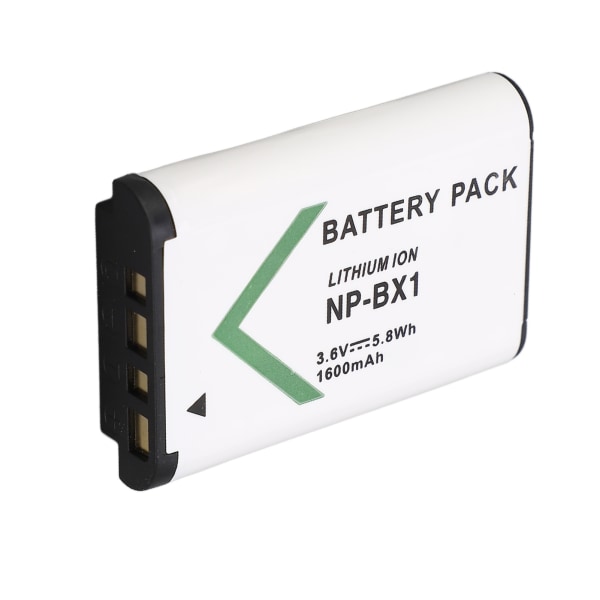 NP BX1 Batteri 3,6V 1600mAh NP BX1 Lithium Ion Batteri til Cyber ​​Shot DSC HX RX1 RX1R II RX100 FDR X3000 HDR AS50 AS300 ZV 1 Digitalkamera /