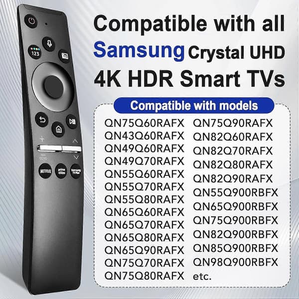 2025 Nyeste Samsung Smart TV Stemmefjernkontroll, Universalfjernkontroll