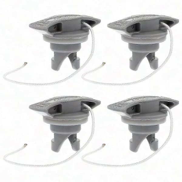 Paddleboard Ventilhætte 4 stk. Erstatning til Oppustelig SUP Kajak Båd Forseglingsudstyr[BEMS] Harmaa 5.00X3.50X3.50CM