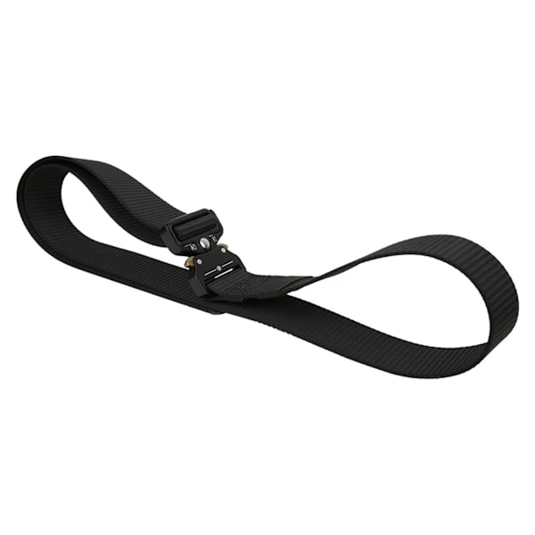 Nylon Multifunktionellt Räddningsbälte för Utomhus, Rappelling, Nedförsbacke, Militär, Tungt Arbetsbälte (Svart)