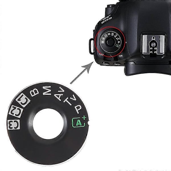 【BEMS】Compatible with Canon EOS 5D Mark III OEM Mode Dial Iron Pad
