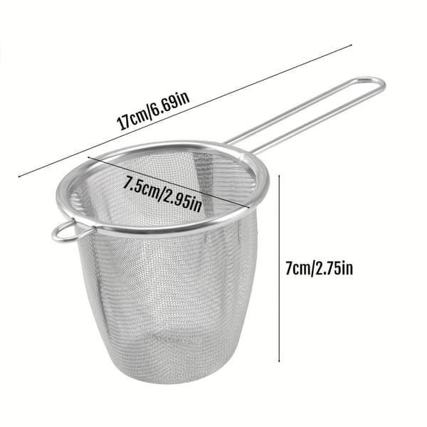 st Tesil i rustfrit stål, meshfilter Kompatibel med løse teer og krydderier 2 st Rostfritt Stål Tesil