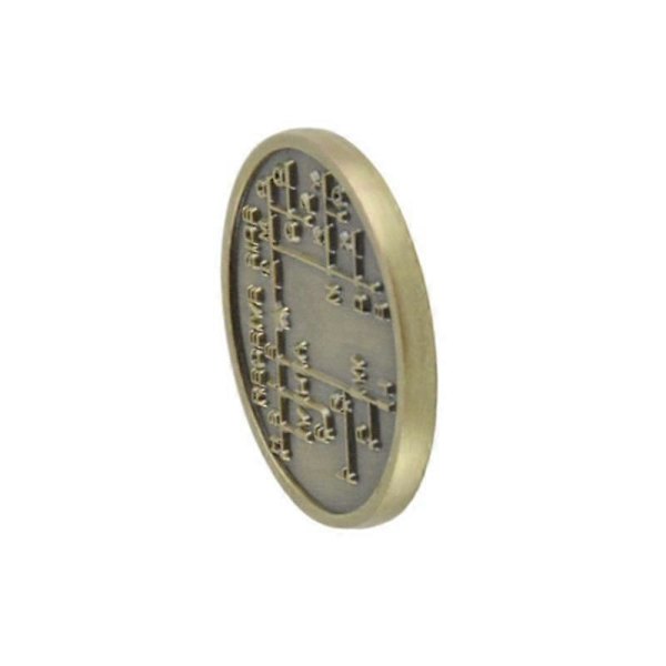 【BEMS】CW Morse Code commemorative coin CW training coin Morse Code training coin Compatible with beginner radio enthusiasts Bronze