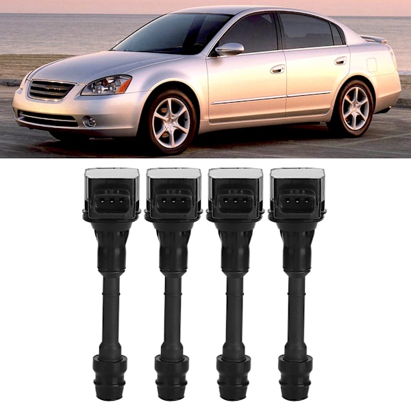 4 kpl Auton Sytytyskela Ajoneuvon Osa Sopii Nissan Altima L4 2.5L 2002-2006 22448-8H315