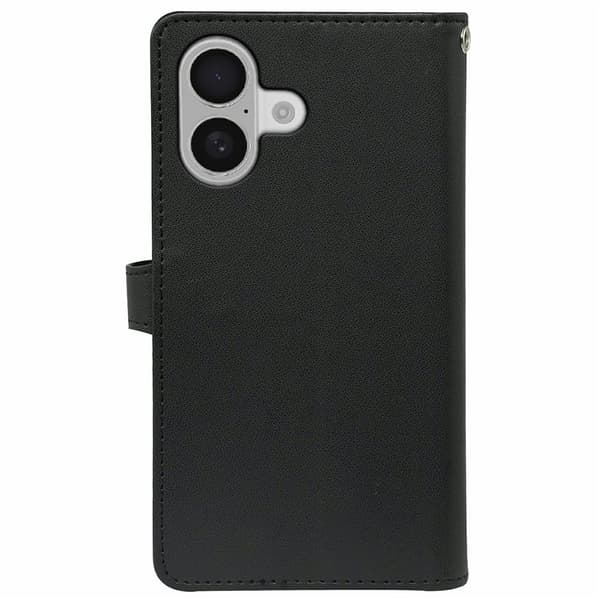 【BEMS】Compatible with iPhone 17 9-SLOT Wallet Case - Black Svart black
