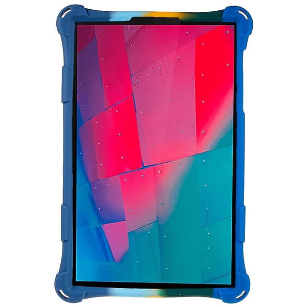 Tabletskal kompatibelt med Lenovo Tab M10 HD Gen 2 TB-X306X med Pop-It Fidget-legetøj, stødsikkert etui med PC-stativ Colorful Dark Blue