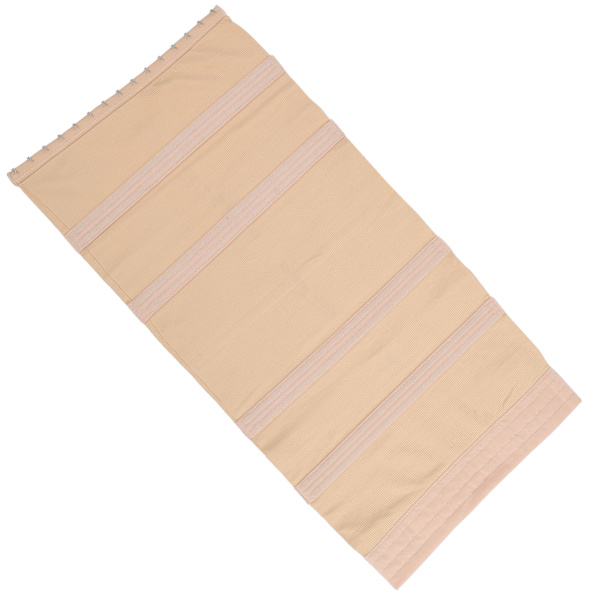 Justerbar Sports Fitness Abdomen Strap Slimming Belly Band Body Shaper Bælte Talje Trimmer Bryst Talje Strap (Hudfarve) M
