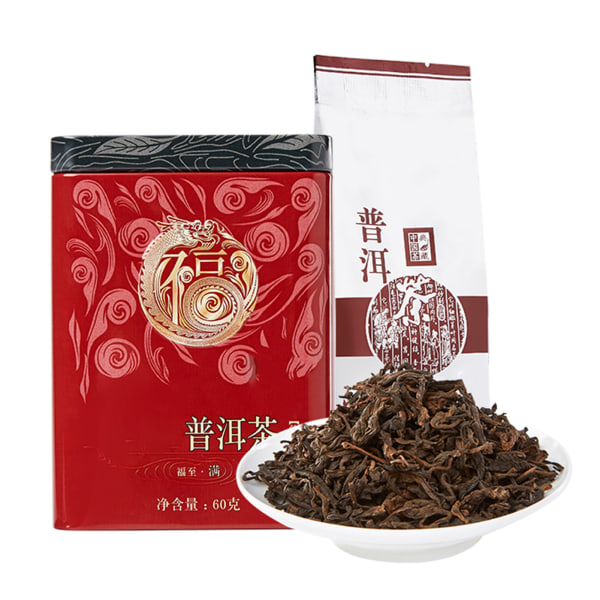 Banghai Pu'er Puerh Ripe Tea Metal Box -paketti Yunnan Big Leaves -tee toimistoon Etusivu /