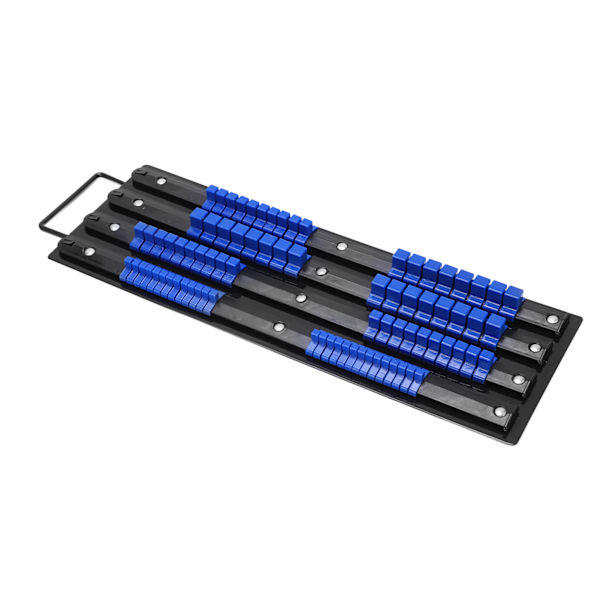 80 stk. Sokkel Organizer Bakke Multifunktionel ABS 1/4 tommer 3/8 tommer 1/2 tommer Auto Reparationsværktøjer