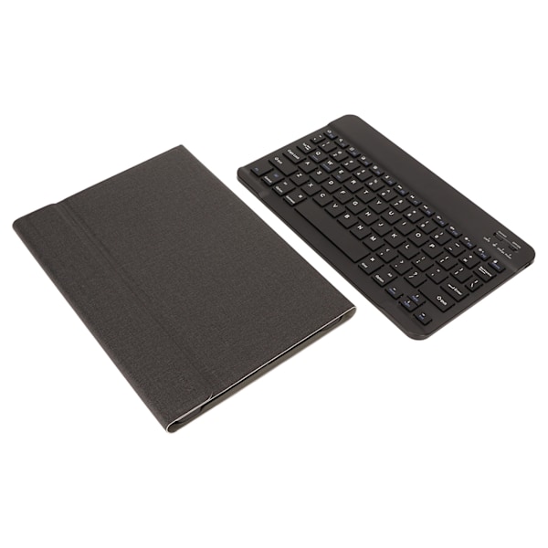 Tastaturveske i lærsett Bærbar slank trådløs tastaturveske med tastatur for nettbrett bærbare datamaskiner stasjonær PC