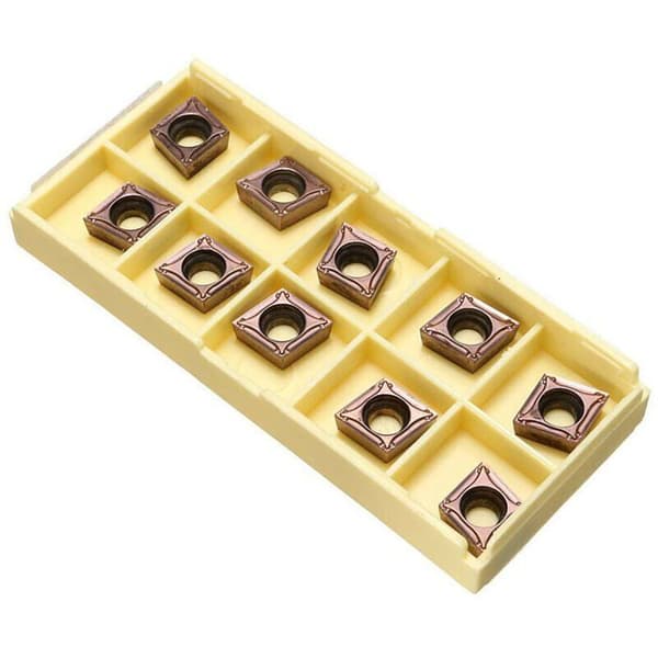 Lisävaruste metallisorviin, 12x100 mm sorvin teränpidin, 10 CCMT09T304-PM kovametalliteräpalaa ja varsi
