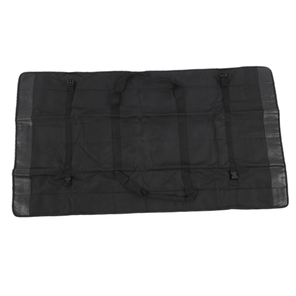 1,3 m Fiske Stang Oppbevaringspose Foldbar Stang Bæreveske Bærbar Fiske Stang Organizer Svart