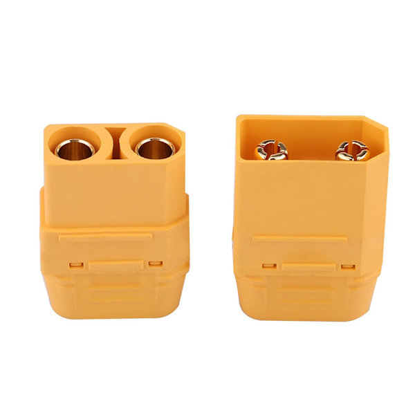 1 par XT90-kontakter 4,5 mm guldpläterade bananpluggar hane hona RC-batteritillbehör