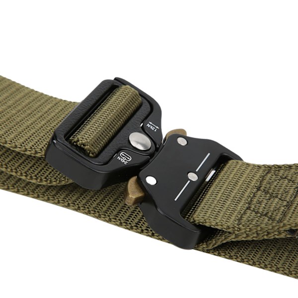 Nylon Utendørs Multifunksjonell Rednings Rappelling Nedoverbakke Militær Midjebånd Heavy Duty (army green)