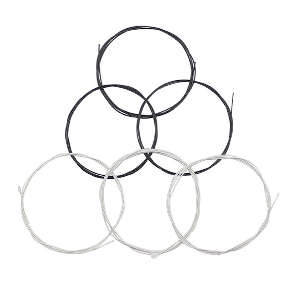 【BEMS】Gitarstrenger 6 sett NYLON Klassisk gitarstrengsett - Perfekt Silver