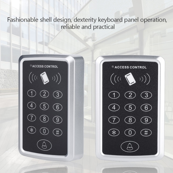 T11-P-oven kulunvalvontajärjestelmä RFID-lukijanäppäimistö sisäänkäyntien kotiturvallisuuden kulunohjaimelle//+