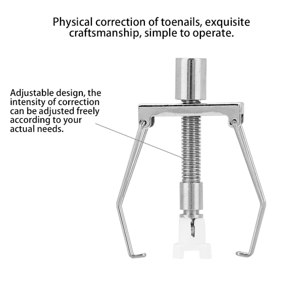 Indgroet Neglefikser Justerbar Tånegle Paronychia Korrektor Pedikyrplejesæt
