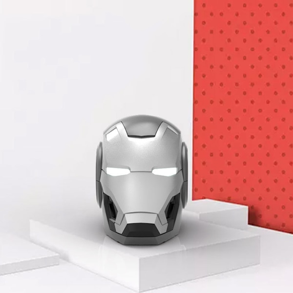 Bluetooth-kaiutin Innovatiivinen Mini Sarjakuvahahmo Syvä Basso HiFi Stereo Ulkokäyttöön Langaton Kaiutin Kotiin Ulkokäyttöön Harmaa