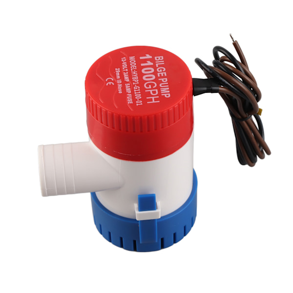 12V 3A 1100 GPH Elektrisk Marine Vand Bilge Pumpe Neddykkelig Til Yacht Båd