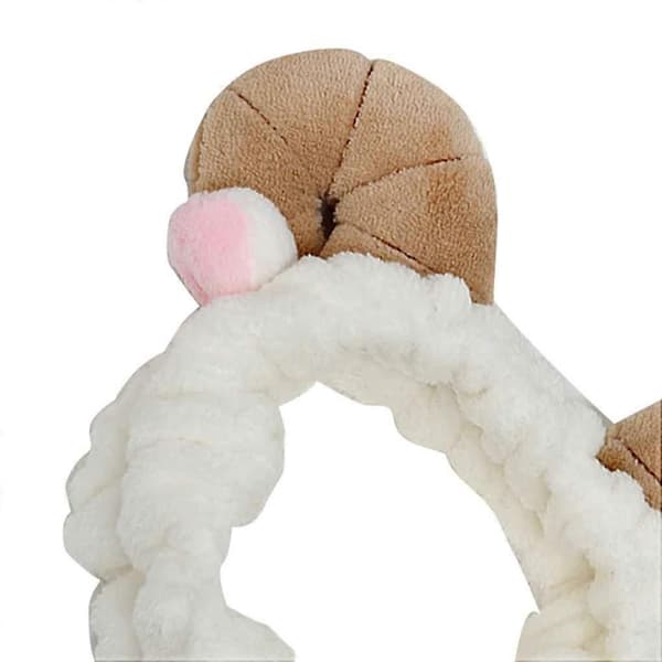 1 stk jenter søt hårbånd hodebånd turban vri knute mønster pannebånd elastisk white