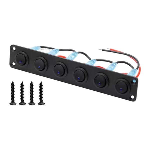 Vippebryterpanel Vippebryterknapp Bryterpanel med 4 skruer F