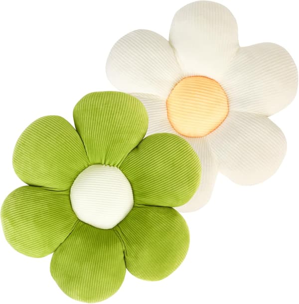 Blomsterpude, 40 cm blomsterformet sædepude, gulvmåtte sædepuder til sofa, hjem, sofa og bil