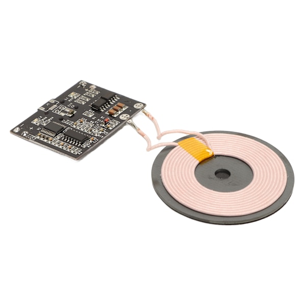Trådlös Laddningsspole Hög Effektivitetsladdare PCB-Spolemodul för DIY-Strömprojekt 5V Ingång