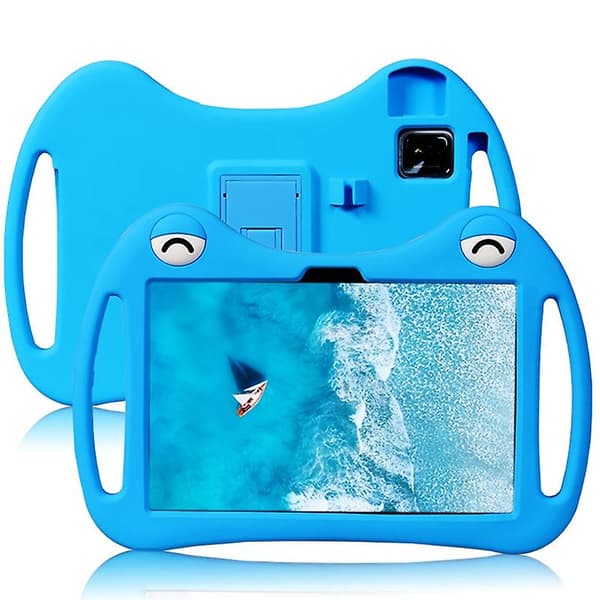 Tecknat silikonfodral till Tcl Tab 10s 5g[BEMS] Blue