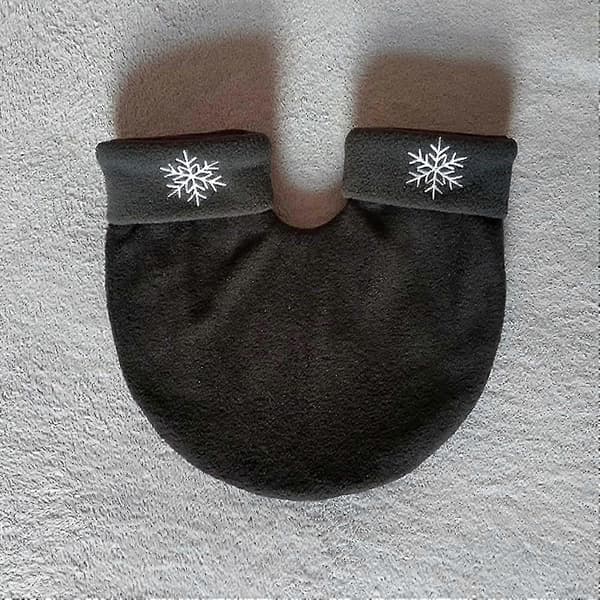 【BEMS】Winter Couple Mittens Compatible with Holding Hands - Warm Gloves Compatible with Lover Gift Black