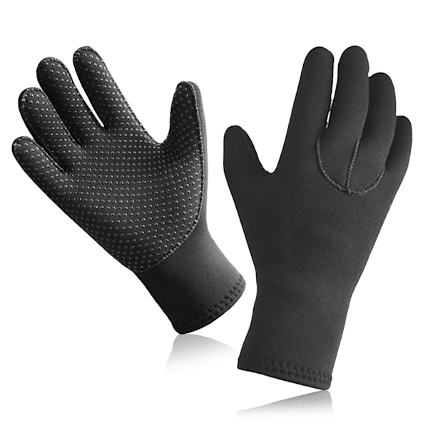 SLINX 3mm Neopren Dykker- og Snorkling Handsker Anti-slip Varmer Vandsportsudstyr (M)