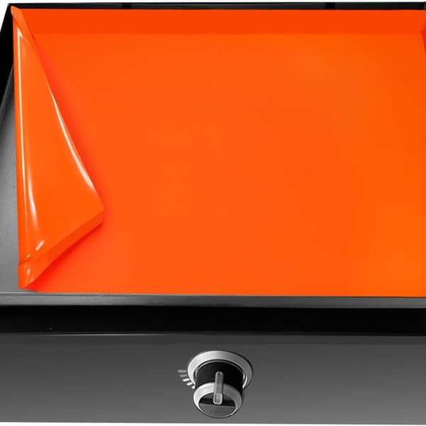 【BEMS】Silikone grillmåtte Kompatibel med Blackstone 36 tommer grillplade, kraftig