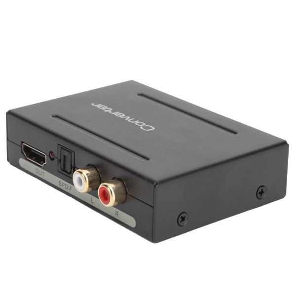 TIMH Audio Extractor Converter HighDefinition Multimedia Interface to AUDIO+ SPDIF+ R/L (musta)