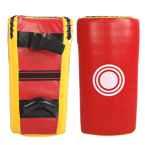 Kickboksning Punching Pad til Taekwondo og Fodtræning - Rød/Gul