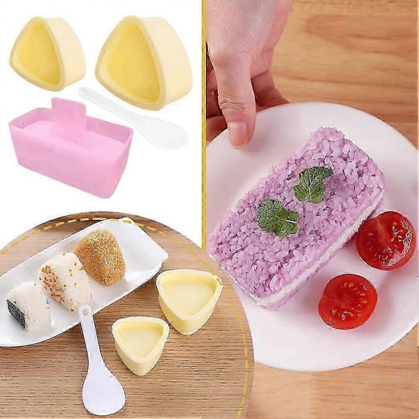 Sushi-lagingssett – Sushi-form Onigiri-form Risbollemaskin for hjemmebruk