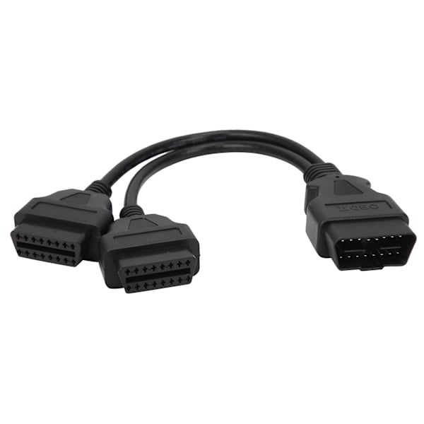 16-stifts OBD2-kabel 1-till-2 förlängningssplitter Car Diagnostic Connector Adapter 11,8 tum förlängningslängd