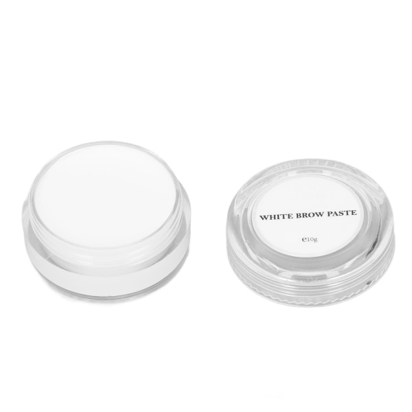 Mapping Brow Paste White 10g Tvättbar ögonbrynsmapping Paste för Permanent Makeup Ögonbryn