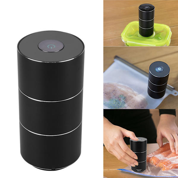 Mini Automatisk Kompressionsvakuumpumpe Maskine Opbevaringspose til Hjemmet 5V