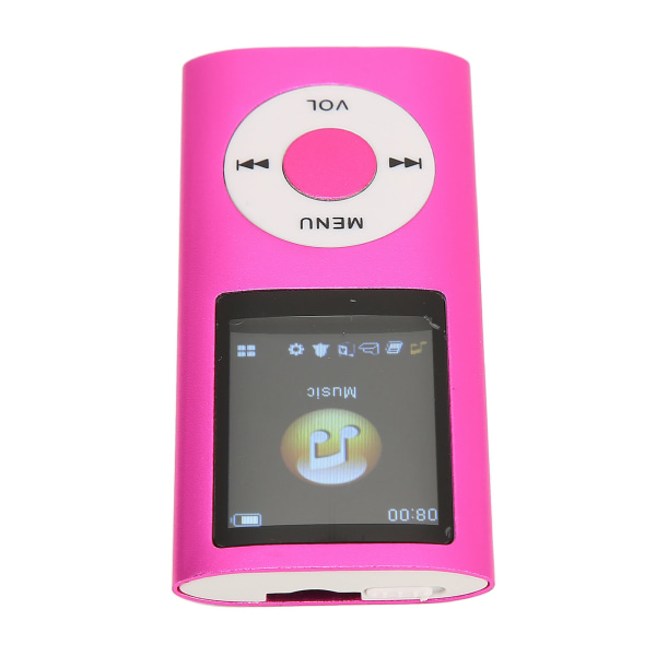1,8 tuuman soitin tukee muistikorttia erittäin ohutta LCD MP3-soitinta Bluetoothilla opiskelijoille juoksuun ja kävelyyn
