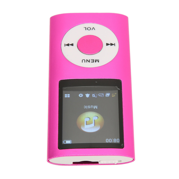 TIMH 1,8-tums spelarestöd Minneskort Ultratunn LCD MP3-spelare med Bluetooth för studenter som springer och går