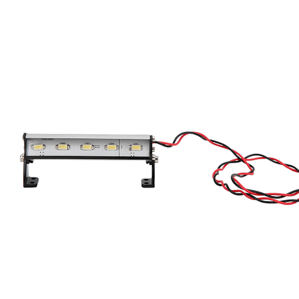 Modellbil Lysstang Universal Høylys 6 LED Utbyttingssett for 1/10 Kraner Lastebiler 70mm