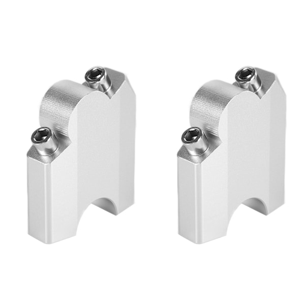 2 stk. Håndtak Riser Mount Clamp aluminiumslegering erstatning for Yamaha XT1200Z Super Tenere 2010-2014 Sølv