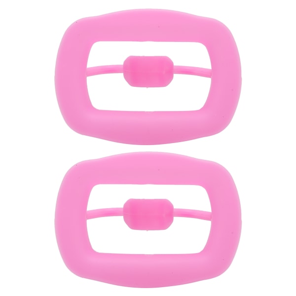 2 stk Silikone kindretraktor Genanvendelig bærbar tandmundåbner til oral inspektion Pink ++/