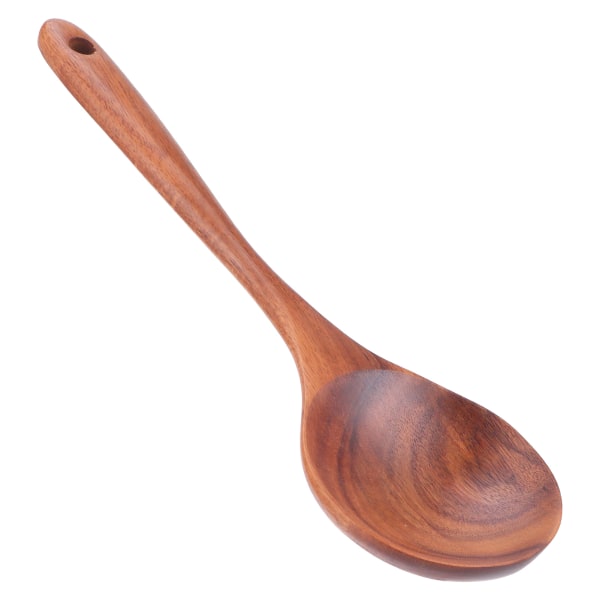 Non-Stick Teak Røre-Ske: Perfekt til Smør-Rørning i Hjemmekøkkenet