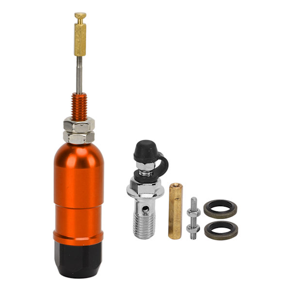 Motorcykel Koblingsbremsepumpe Hydraulisk Kobling Hovedcylinderstangpumpe til Motorcykelcykel Orange