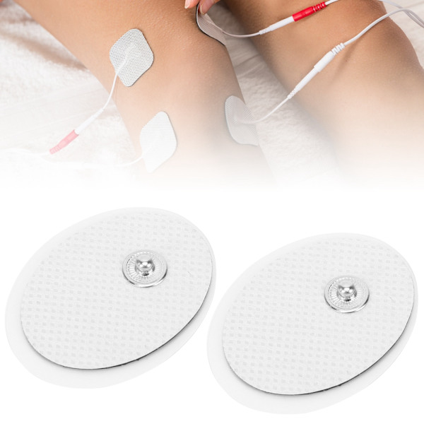 20 st Oval Elektrodpåsar för Fysioterapi Massage